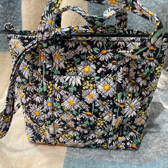 NWT Vera Bradley Cotton Mini Vera Tote Bag - Picture 1 of 6